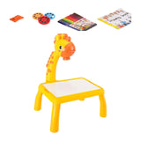 Maxbell Kids Drawing Table Toys Early Educational Toys for Boys Girls Holiday Gifts Yellow