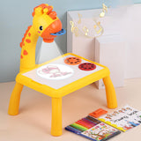 Maxbell Kids Drawing Table Toys Early Educational Toys for Boys Girls Holiday Gifts Yellow