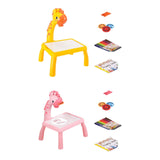 Maxbell Kids Drawing Table Toys Early Educational Toys for Boys Girls Holiday Gifts Yellow