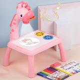 Maxbell Kids Drawing Table Toys Early Educational Toys for Boys Girls Holiday Gifts Pink