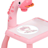 Maxbell Kids Drawing Table Toys Early Educational Toys for Boys Girls Holiday Gifts Pink