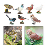 Maxbell Durable Bird Figurine Sculpture Cute Simulation for Lawn Yard Bookshelf Style A