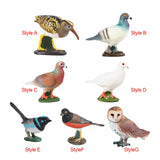 Maxbell Durable Bird Figurine Sculpture Cute Simulation for Lawn Yard Bookshelf Style A