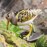 Maxbell Durable Bird Figurine Sculpture Cute Simulation for Lawn Yard Bookshelf Style A