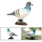 Maxbell Durable Bird Figurine Sculpture Cute Simulation for Lawn Yard Bookshelf Style B