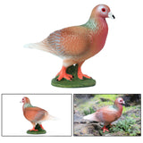 Maxbell Durable Bird Figurine Sculpture Cute Simulation for Lawn Yard Bookshelf Style C
