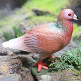 Maxbell Durable Bird Figurine Sculpture Cute Simulation for Lawn Yard Bookshelf Style C