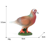 Maxbell Durable Bird Figurine Sculpture Cute Simulation for Lawn Yard Bookshelf Style C