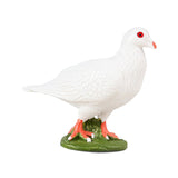 Maxbell Durable Bird Figurine Sculpture Cute Simulation for Lawn Yard Bookshelf Style D