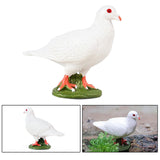 Maxbell Durable Bird Figurine Sculpture Cute Simulation for Lawn Yard Bookshelf Style D
