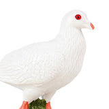 Maxbell Durable Bird Figurine Sculpture Cute Simulation for Lawn Yard Bookshelf Style D