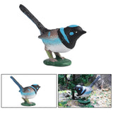 Maxbell Durable Bird Figurine Sculpture Cute Simulation for Lawn Yard Bookshelf Style E