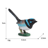 Maxbell Durable Bird Figurine Sculpture Cute Simulation for Lawn Yard Bookshelf Style E