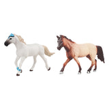 Maxbell Realistic Horse Figurine Statue Birthday Gift for Countertop Fireplace White