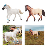 Maxbell Realistic Horse Figurine Statue Birthday Gift for Countertop Fireplace White