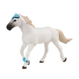 Maxbell Realistic Horse Figurine Statue Birthday Gift for Countertop Fireplace White