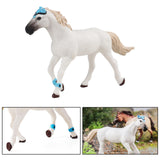 Maxbell Realistic Horse Figurine Statue Birthday Gift for Countertop Fireplace White