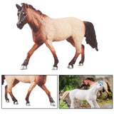Maxbell Realistic Horse Figurine Statue Birthday Gift for Countertop Fireplace Brown