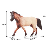 Maxbell Realistic Horse Figurine Statue Birthday Gift for Countertop Fireplace Brown