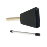 Maxbell Cowbell Percussion Instrument with Drum Stick Educational Toys Hand Cowbell