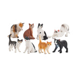 Maxbell Cat Figures Toy Set Home Decor Small for Christmas Birthday Gift Boys Girls