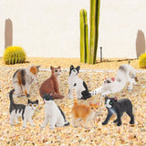 Maxbell Cat Figures Toy Set Home Decor Small for Christmas Birthday Gift Boys Girls