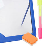 Maxbell Writing Board Handwriting Early Math Educational Toy for Toddler Students blue