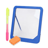 Maxbell Writing Board Handwriting Early Math Educational Toy for Toddler Students blue
