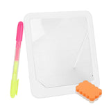 Maxbell Writing Board Handwriting Early Math Educational Toy for Toddler Students white