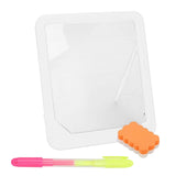 Maxbell Writing Board Handwriting Early Math Educational Toy for Toddler Students white