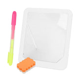 Maxbell Writing Board Handwriting Early Math Educational Toy for Toddler Students white