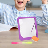 Maxbell Writing Board Handwriting Early Math Educational Toy for Toddler Students violet