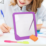 Maxbell Writing Board Handwriting Early Math Educational Toy for Toddler Students violet
