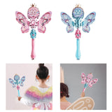 Maxbell Light up Princess Wands Light up Toy for Halloween Birthday Gift Photo Props Pink