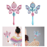 Maxbell Light up Princess Wands Light up Toy for Halloween Birthday Gift Photo Props Pink