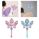 Maxbell Light up Princess Wands Light up Toy for Halloween Birthday Gift Photo Props Pink