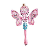 Maxbell Light up Princess Wands Light up Toy for Halloween Birthday Gift Photo Props Pink
