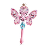 Maxbell Light up Princess Wands Light up Toy for Halloween Birthday Gift Photo Props Pink