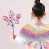 Maxbell Light up Princess Wands Light up Toy for Halloween Birthday Gift Photo Props Pink