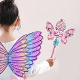 Maxbell Light up Princess Wands Light up Toy for Halloween Birthday Gift Photo Props Pink