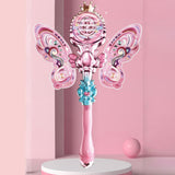 Maxbell Light up Princess Wands Light up Toy for Halloween Birthday Gift Photo Props Pink