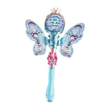 Maxbell Light up Princess Wands Light up Toy for Halloween Birthday Gift Photo Props Blue