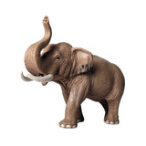 Maxbell Mini Elephant Model Action Figure Decor Lifelike for Home Shelf Children