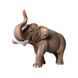 Maxbell Mini Elephant Model Action Figure Decor Lifelike for Home Shelf Children