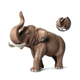 Maxbell Mini Elephant Model Action Figure Decor Lifelike for Home Shelf Children