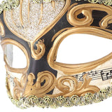 Maxbell Mardi Gras Masquerade Mask Costumes Accessory for Photo Prop Party Carnival Black