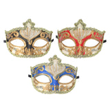 Maxbell Mardi Gras Masquerade Mask Costumes Accessory for Photo Prop Party Carnival Black