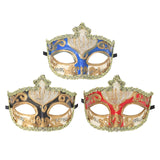 Maxbell Mardi Gras Masquerade Mask Costumes Accessory for Photo Prop Party Carnival Black