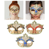 Maxbell Mardi Gras Masquerade Mask Costumes Accessory for Photo Prop Party Carnival Black