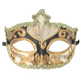 Maxbell Mardi Gras Masquerade Mask Costumes Accessory for Photo Prop Party Carnival Black